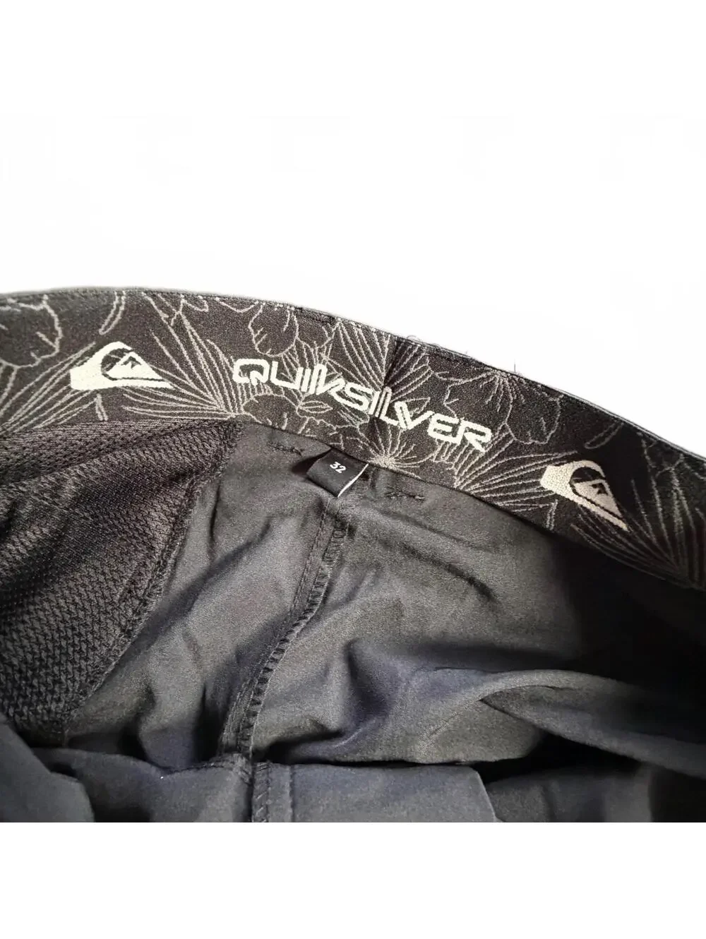 Quicksilver men’s black Anthracite shorts size 32 $60 New